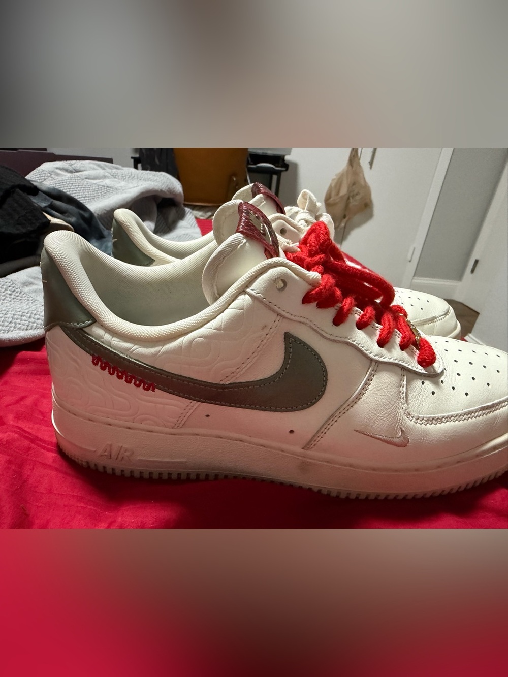 Nike Air Force 1 ‘07 Low Year of the Snake Men’s Sz 10.5 Sail Jade